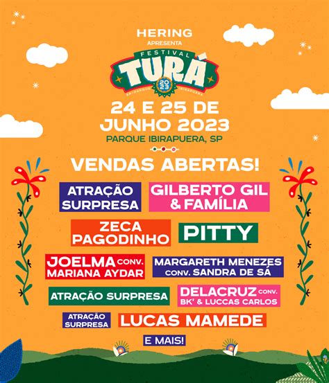 Festival Turá anuncia seu line up completo para edição de 2023 Vou de