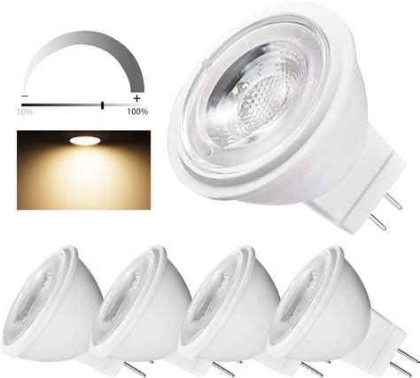 3w Mr11 Gu4 Led Bulb Dimmable 3w Replaces 30w Halogen 300lm Led Light Bulbs No Flickering Ac