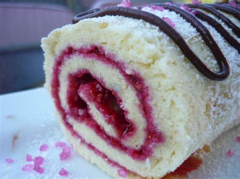 Gâteau roulé à la framboise Chez Ale