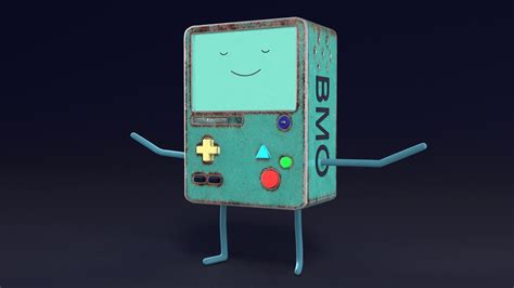 Artstation Old Man Bmo 3d Model Adventure Time