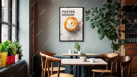 Premium Psd Coffee Shop Poster Mockup Psd Template