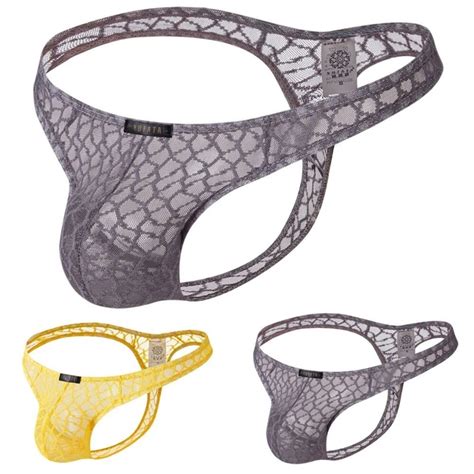 Moda Nuovo Slip Rigonfiamento Lingerie Uomo Sexy Schienale A T Ultrasottile Eur