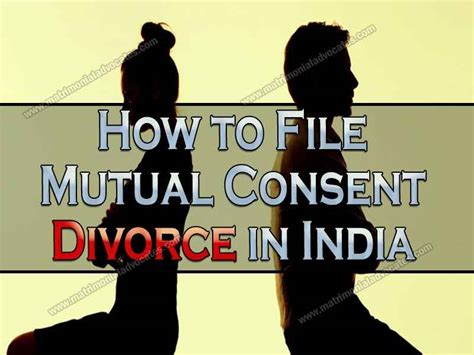 How To File Mutual Consent Divorce In India