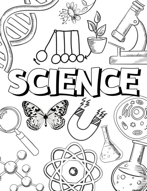 Science Coloring Pages For Homeschool