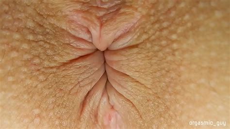 Pulsating Orgasm With Anal Contractions Close Up Asshole