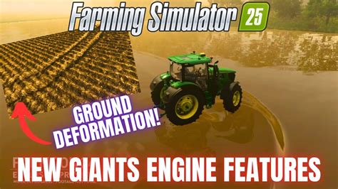 GROUND DEFORMATION NEW GIANTS ENGINE Farming Simulator 25 YouTube