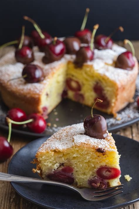 Homemade Fresh Cherry Cake Recipe An Italian In My Kitchen