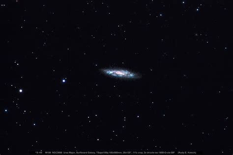 Messier 108 M108 NGC 3556, Ursa Major, Surfboard Galaxy - DSLR ...