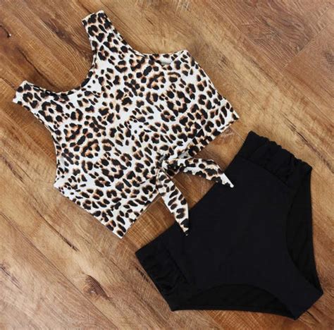 Sun Imperial Knot Front Top With Dot High Waist Bikini Set New Prints Sun Imperial