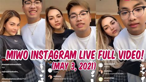 Mika Salamanca With H Wo Miwo Instagram Live Full Video May