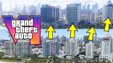 Gta 6 Vs Real Life All Locations Florida Moments And More Youtube