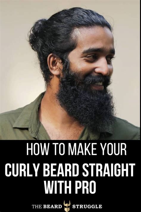 Curly Beard Straight Diy Beard Beard Tips Grow Beard Ducktail Beard