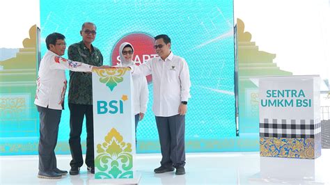 Perkuat Kemandirian Ekonomi Masyarakat Bali Bsi Resmikan Sentra Umkm