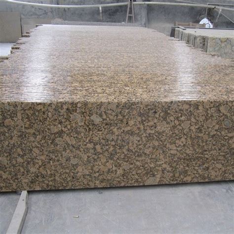 China Customized Giallo Fiorito Granite With Tile Backsplash Suppliers