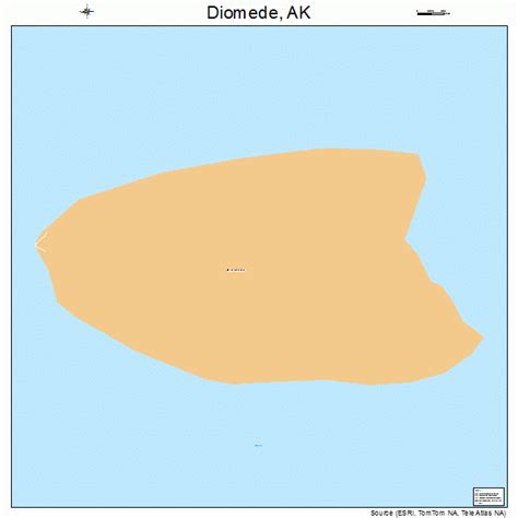 Diomede Alaska Street Map 0219060