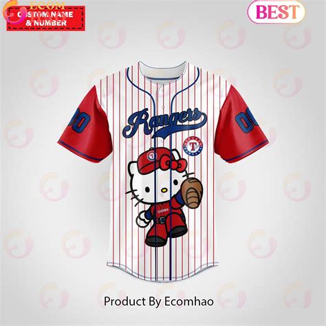 Texas Rangers Baseball Jersey Premium Mlb Custom Name Number
