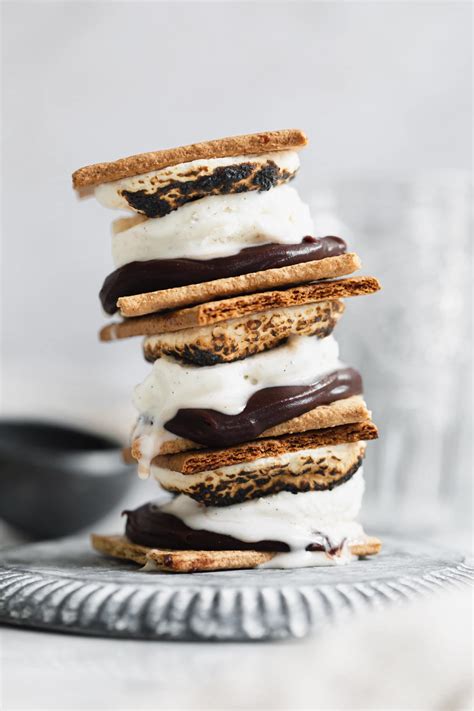 S Mores Ice Cream Sandwiches Broma Bakery