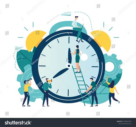 Vector Illustration Alarm Clock Rings On White Royalty Free Stock