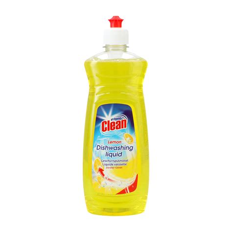 At Home Clean Ultra Dishwashing Liquid 500ml Lemon At Home Essentials