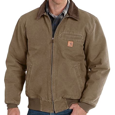 Carhartt Bankston Sandstone Duck Jacket Factory Seconds For Big And