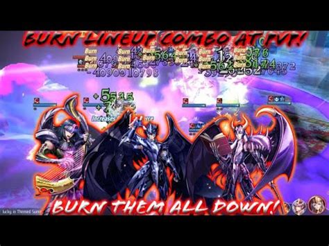 Saint Seiya Awakening Kotz Burn Combo Lineup At Pvp For Fun Burn