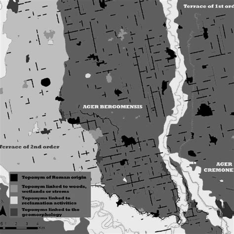 Geomorphologic Map Of The Pianura Padana After Carta Geomorfologica