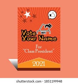 Election Flyer Design Template Class Stock Vector (Royalty Free ...