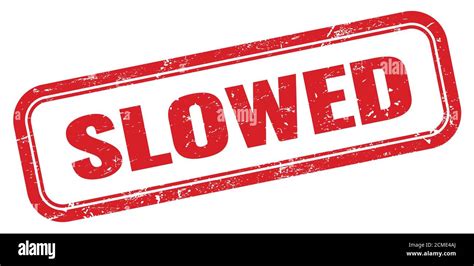 slowed red grungy rectangle stamp sign stock photo alamy