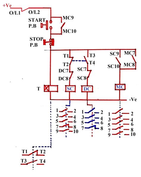 Control Circuit Diagram Of Star Delta Starter Delta Electric