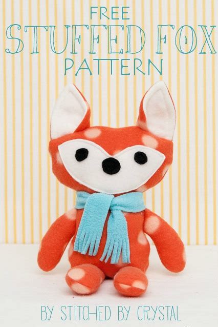 Stuffed Fox Toy FREE sewing pattern - Sew Modern Kids