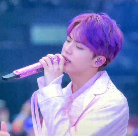 Kim Seok Jin Purple Hair Hot Sex Picture