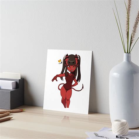 Meru The Succubus Art Board Print For Sale By Washington Ca Redbubble