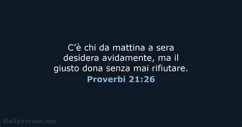 23 Aprile 2024 Versetto Della Bibbia Del Giorno NR06 Proverbi 21