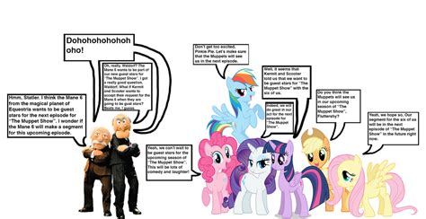 Statler And Waldorf Meets The Mane 6 By Mrtoonlover83 On Deviantart