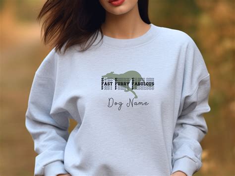 Personalized Greyhound Sweatshirt For Retired Racer Pullover For