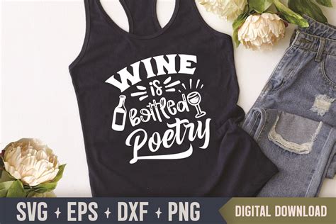 Wine Is Bottled Poetry Svg Graphic By The Craft Kit · Creative Fabrica