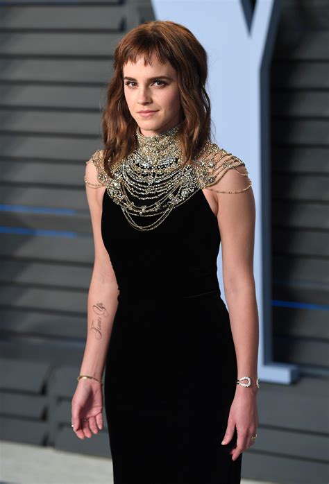 Emma Watson 2018 Vanity Fair Oscar Party Rcelebrityink