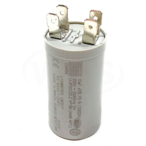 RCP 10 250V WEG Run Capacitor 10uF 250VAC 50 60Hz