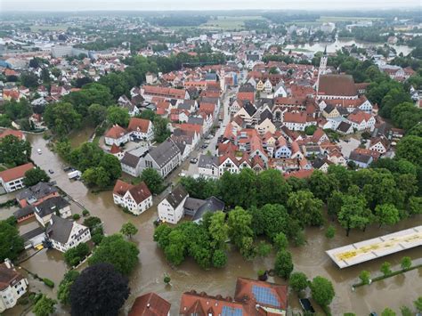 Thl Hochwasser Feuerwehr Stadt Schrobenhausen