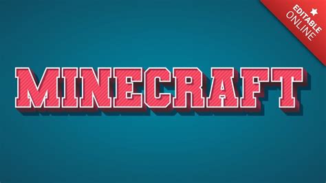 Minecraft Varsity Text Effect Generator