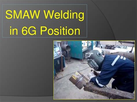 Tips Weld Steel Pipe In 6g Using Smaw