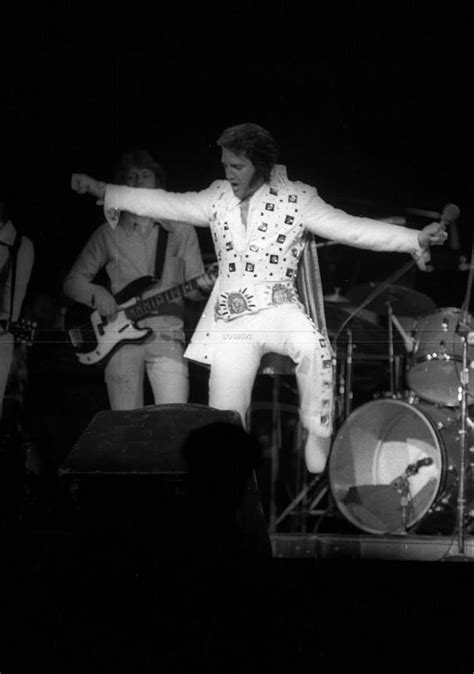 Elvis At Madison Square Garden A Fabulous Photo Elvis Jumpsuits Elvis In Concert Elvis