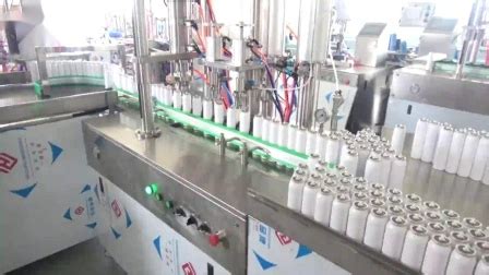 High Speed Aerosol Extinguishing Spray Filling Production Line Bag On