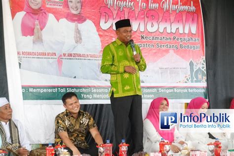 Infopublik Hadiri Pengajian Akbar Bupati Wabup Sergai Ingatkan