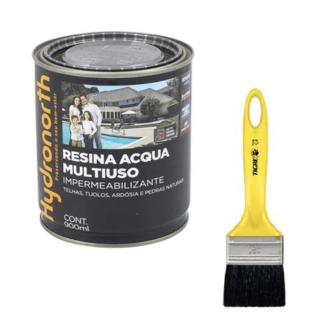 Resina Acrílica Acqua 900 Ml Hydronorth Trincha Média Leroy Merlin