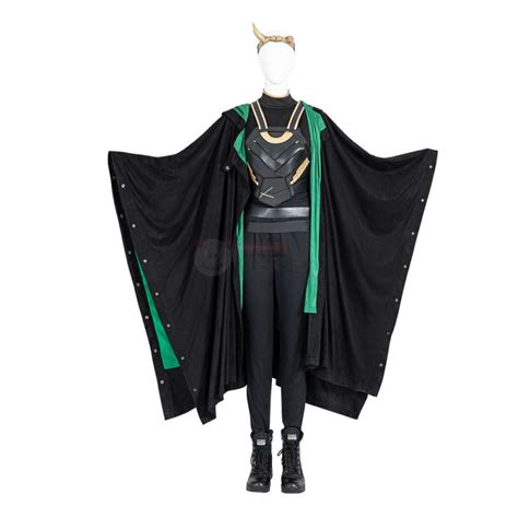 Female Loki Costume Lady Loki Sylvie Lushton Cosplay Suit - CCosplay.com