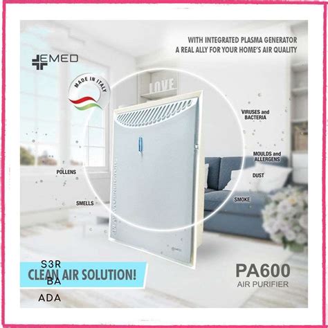 Jual Perlengkapan Medis Gea Air Purifier Hepa Filter Pa Emed