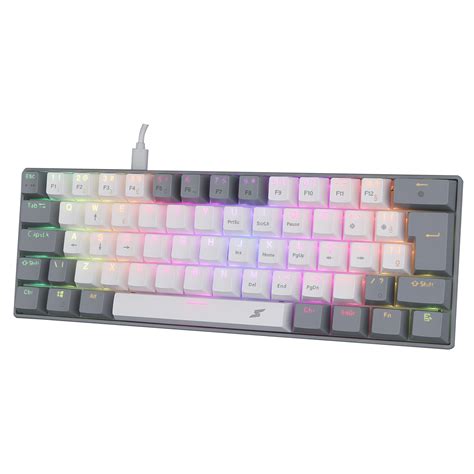 Teclado Mecânico Gamer SuperFrame Crepz, Rainbow, Switch Outemu Blue