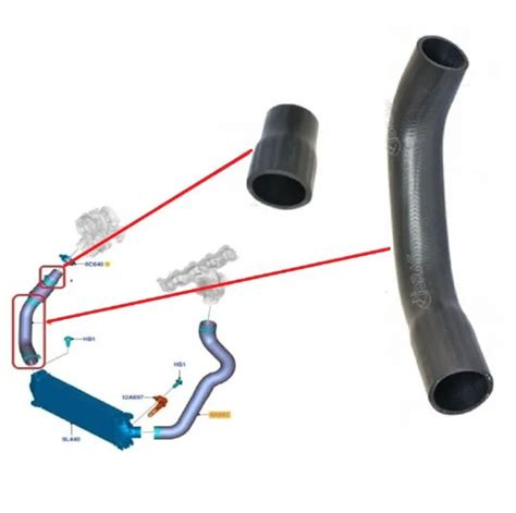 INTERCOOLER PIPE TURBO Hose Set Ford Transit Rwd Mk7 Mk8 2 2 Tdci