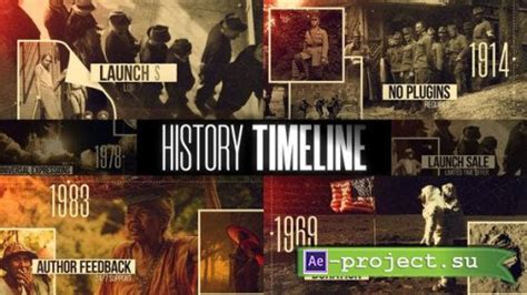 Videohive Events Cinematic History Timeline Project